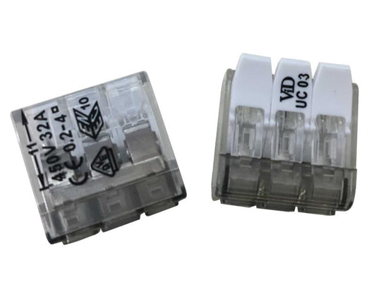 Dencon Electrical 3 Pole Compact Lever Connector 32A DCN9213NB