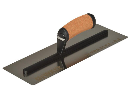 DEWALT Drywall 0.4mm FLEX Stainless Steel Flat Trowel, Leather Handle 12in DDW2991
