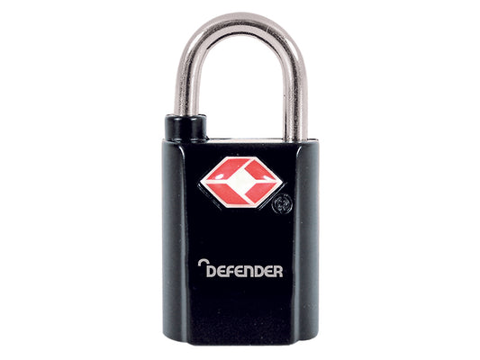 DEFENDER TSA Padlock Twin Pack 20mm DEFTSA20T