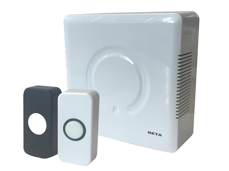 Deta Vimark Wired Door Bell Chime and Push Kit DETC3504