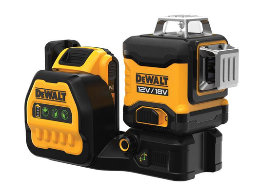 DEWALT DCE089D1G18 3 x 360° Green Multi-Line Laser 12/18V 1 x 2.0Ah Li-ion DEW089D1G18