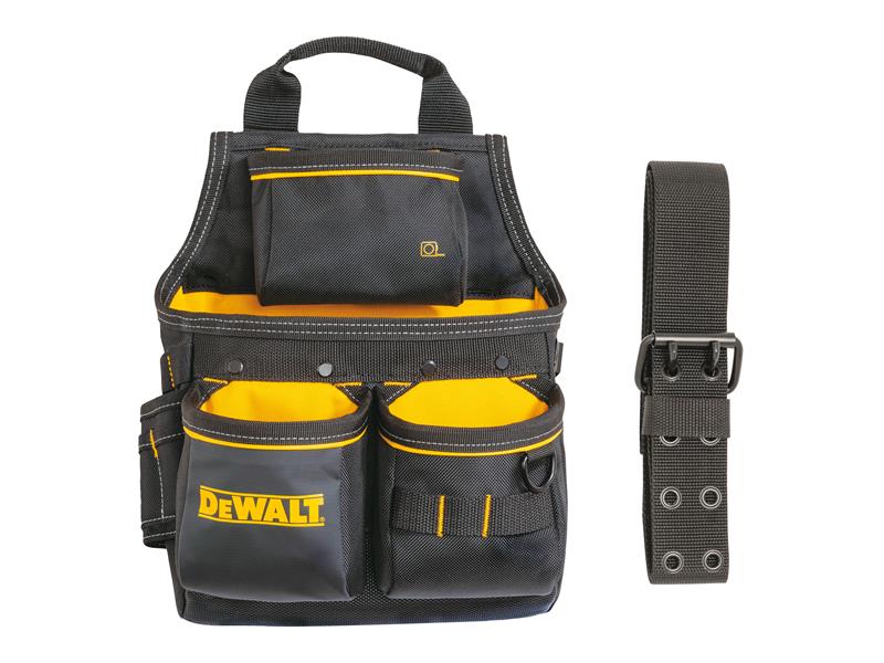 DEWALT Pro Nail Pouch With Belt Various Pockets Metal Hammer Loop DWST40201