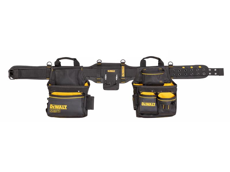 DEWALT Pro Tool Rig 132cm Padded Belt Various Pockets DWST40603