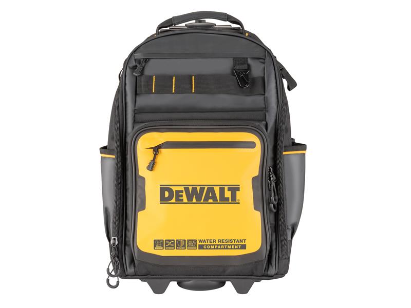 DEWALT Backpack On Wheels 46 Various Pockets Padded Shoulder Straps DWST60101