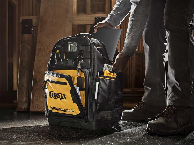 DEWALT Pro Backpack W20cm H48cm Capacity 25kg 43 Various Pockets DEW160102