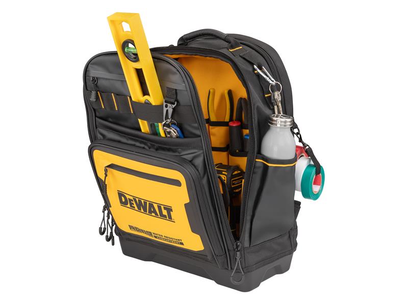 DEWALT Pro Backpack W20cm H48cm Capacity 25kg 43 Various Pockets DEW160102
