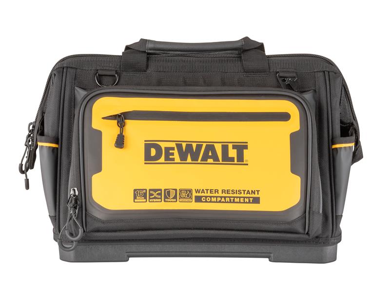 DEWALT Pro Tool Bag 16in 19 Pockets Padded Shoulder Strap DWST60103