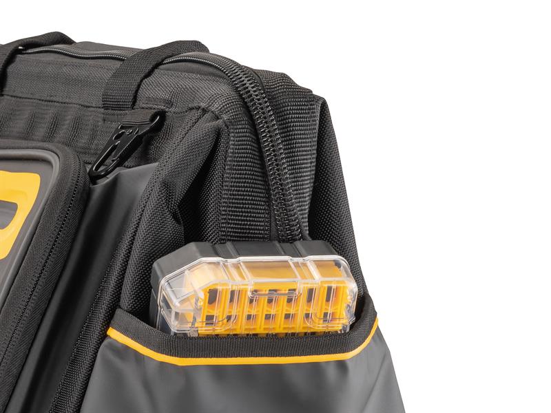DEWALT Pro Tool Bag 16in 19 Pockets Padded Shoulder Strap DWST60103