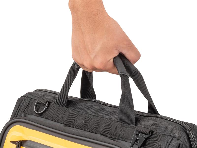 DEWALT Pro Tool Bag 16in 19 Pockets Padded Shoulder Strap DWST60103