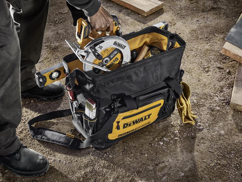 DEWALT Pro Tool Bag 20in 33 Pockets Padded Shoulder Strap DWST60104