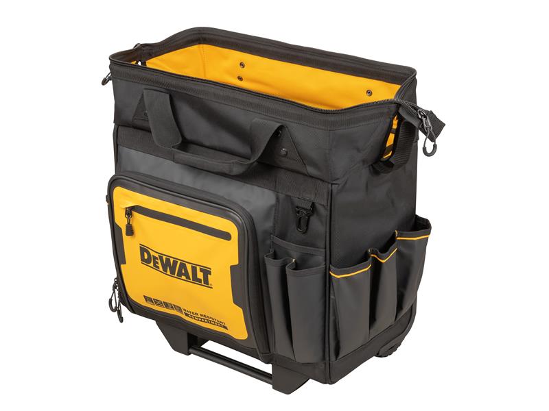 DEWALT Pro Rolling Tool Bag 27 Pockets And Compartments Heavy Duty DWST60107