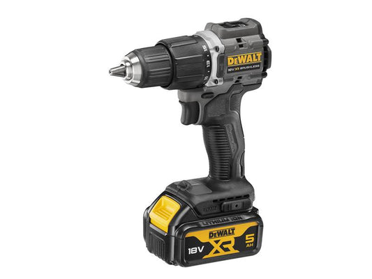 DEWALT Combi Drill 18V 2 x 5.0Ah Li-ion Keyless Chuck 100 Year DEWDCD100P2T