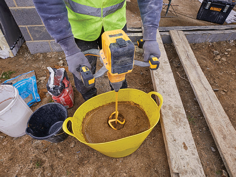 DEWALT DCD240X2 XR FlexVolt Paddle Mixer 54V 2 x 3.0Ah Li-ion DEWDCD240X2