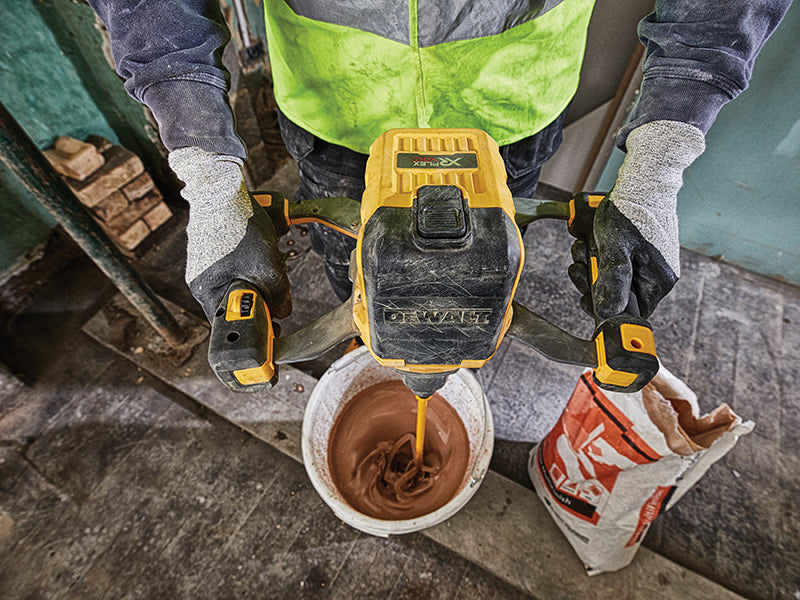 DEWALT DCD240X2 XR FlexVolt Paddle Mixer 54V 2 x 3.0Ah Li-ion DEWDCD240X2