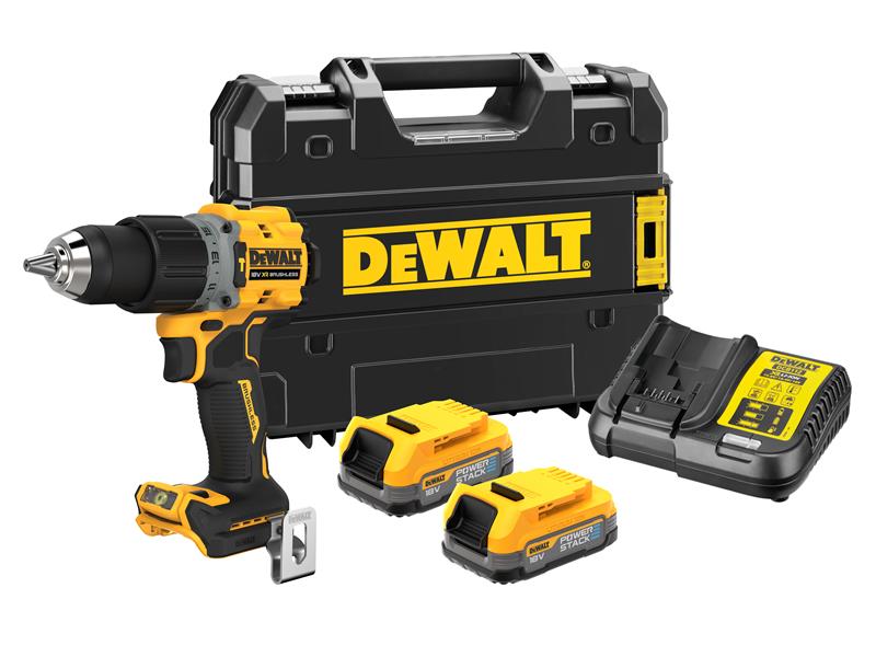 DEWALT DCD805E2T XR BL G3 Combi 18V 2 x 1.7Ah POWERSTACK™ Li-ion DEWDCD805E2T