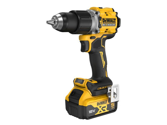 DEWALT Combi Drill 18V 2 x 5.0Ah Li-ion Chuck: 13mm XR BL G3 DEWDCD805P2T