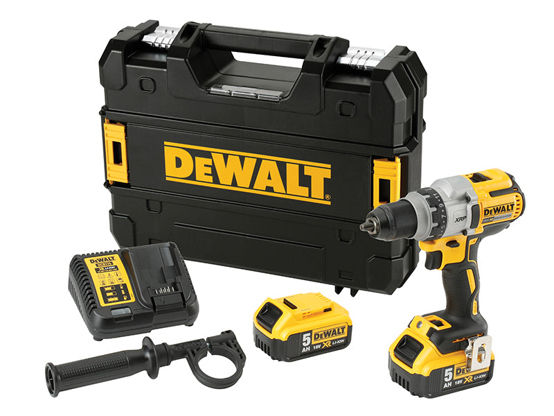 DEWALT DCD991P2 Brushless 3 Speed Drill Driver 18V 2 x 5.0Ah Li-ion DEWDCD991P2
