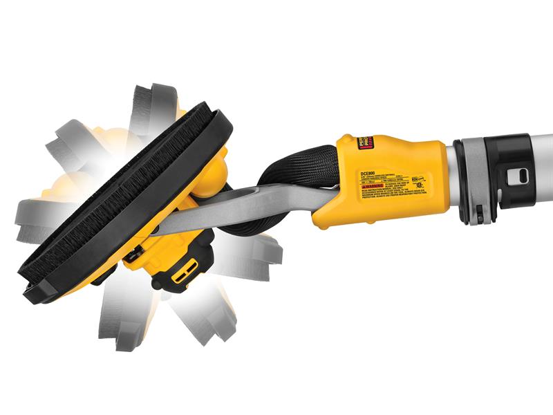 DEWALT DCE800T2 XR Telescopic Drywall Sander 18V 1 x 6.0/2.0Ah FlexVolt Li-ion DEWDCE800T2