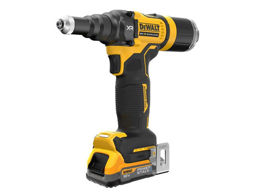 DEWALT XR 3/16in Cordless Riveter 1 x 1.7Ah POWERSTACK Li-ion DCF403E1T
