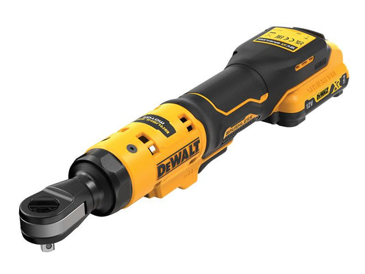 DEWALT DCF504D1 XR 1/4in Open Head Ratchet 12V 1 x 2.0Ah Li-ion DEWDCF504D1