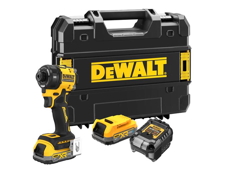 DEWALT Hyrdralic Impact Driver 18V 2 x 1.7Ah POWERSTACK Li-ion DEWDCF870E2T