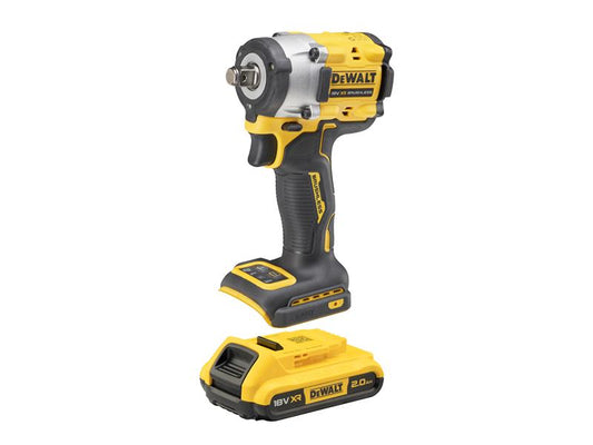 DEWALT DCF921D2T XR BL 1/2in Impact Wrench 18V 2 x 2.0Ah Li-ion DEWDCF921D2T