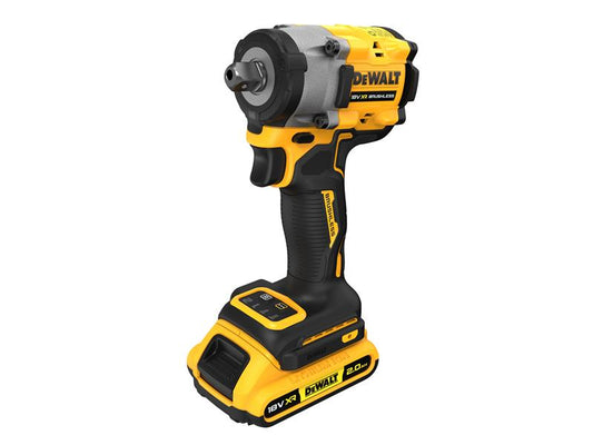 DEWALT DCF922D2T XR BL 1/2in Impact Wrench 18V 2 x 2.0Ah Li-ion DEWDCF922D2T