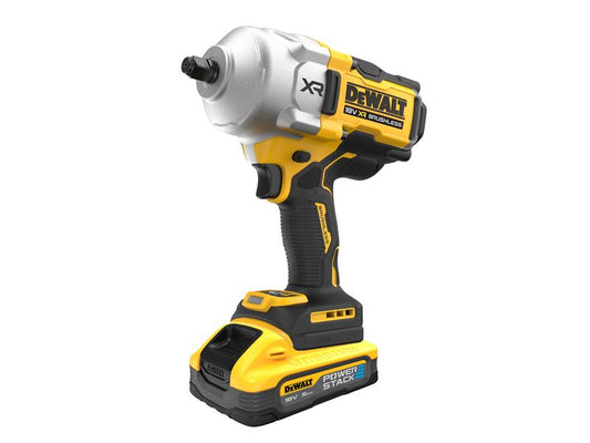 DEWALT 1/2in Impact Wrench 18V 2 x POWERSTACK 5.0Ah Li-ion Batteries DCF961H2T