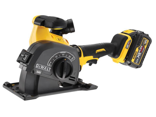 DEWALT DCG200T2 XR FlexVolt Wall Chaser 125mm 54V 2 x 6.0Ah Li-ion DEWDCG200T2