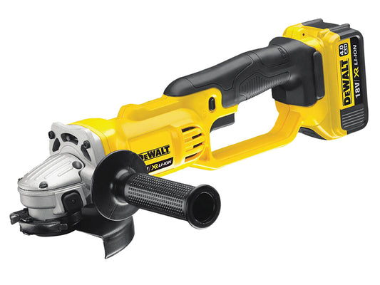 DEWALT DCG412M2 Premium XR Angle Grinder 125mm 18V 2 x 4.0Ah Li-ion DEWDCG412M2