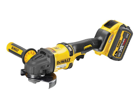 DEWALT DCG418T2 XR FlexVolt Grinder 125mm 54V 2 x 2.0Ah Li-ion DEWDCG418T2