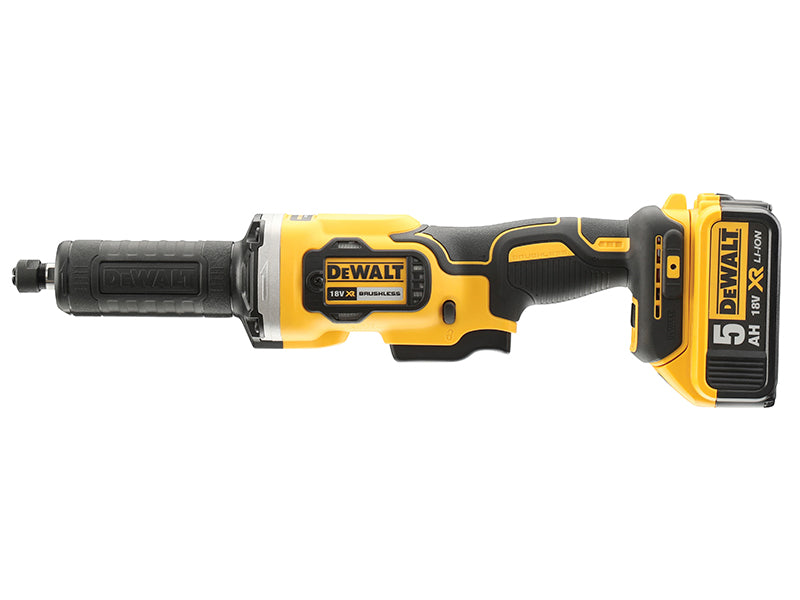 DEWALT DCG426P2 DCG426 XR Brushless Die Grinder 18V 2 x 5.0Ah Li-ion DEWDCG426P2