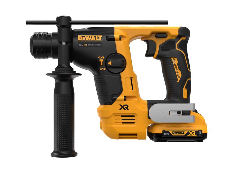DEWALT DCH072L2 XR BL SDS Plus Hammer Drill 12V 2 x 3.0Ah Li-ion DEWDCH072L2