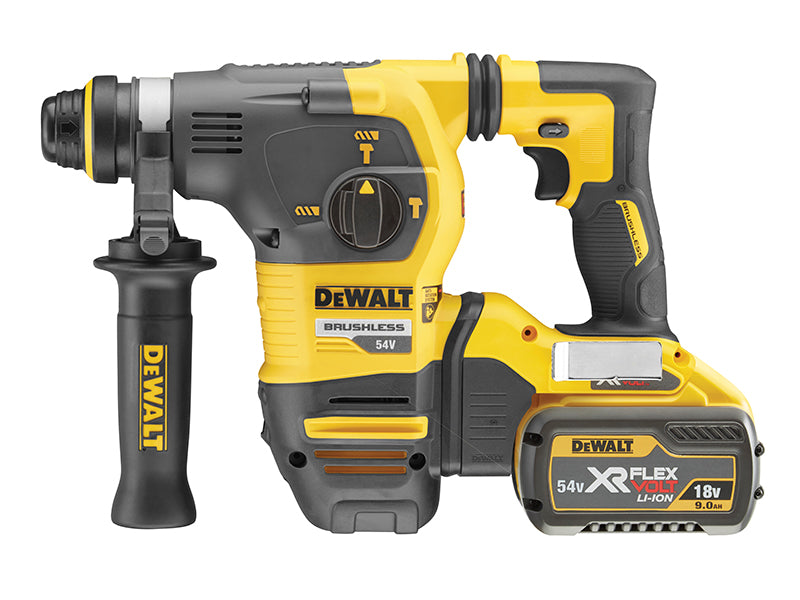 DEWALT DCH333X2 XR FlexVolt Brushless SDS Plus Hammer 54V 2 x 3.0Ah Li-ion DEWDCH333X2