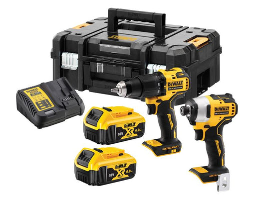 DEWALT DCK2062M2T XR Brushless Compact Twin Pack 18V 2 x 4.0Ah Li-ion DEWDCK2062M2