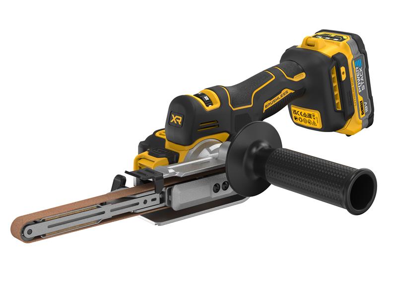 DEWALT XR Brushless Band File 18V 2 x 1.7Ah POWERSTACK Li-ion DCM200E2T