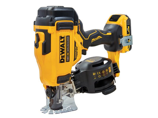 DEWALT DCN45RND2 XR Brushless Roofing Coil Nailer 18V 2 x 2.0Ah Li-ion DEWDCN45RND2