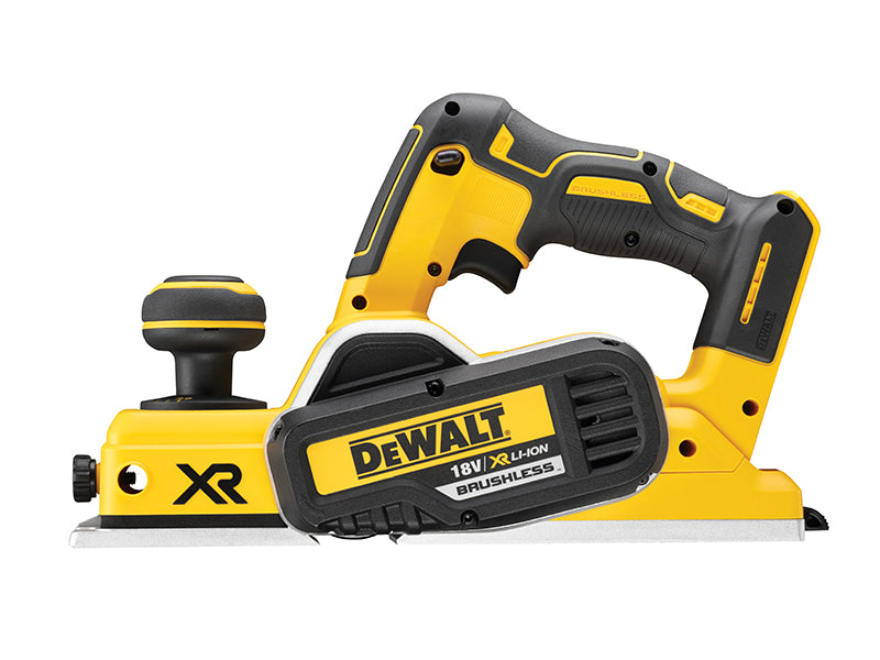 DEWALT XR Brushless Planer 18V Bare Unit Width 82mm Cut Depth 2mm DEWDCP580N