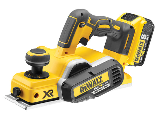 DEWALT DCP580P2 XR Brushless Planer 18V 2 x 5.0Ah Li-ion DEWDCP580P2