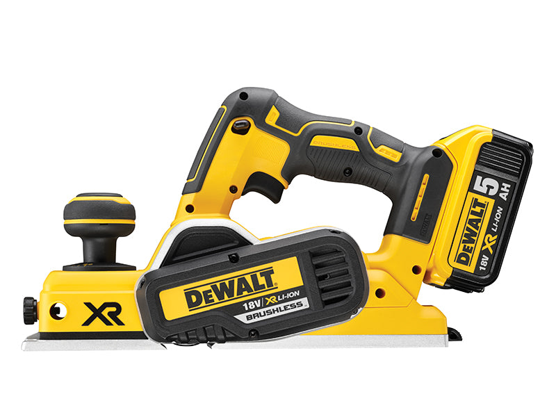 DEWALT DCP580P2 XR Brushless Planer 18V 2 x 5.0Ah Li-ion DEWDCP580P2