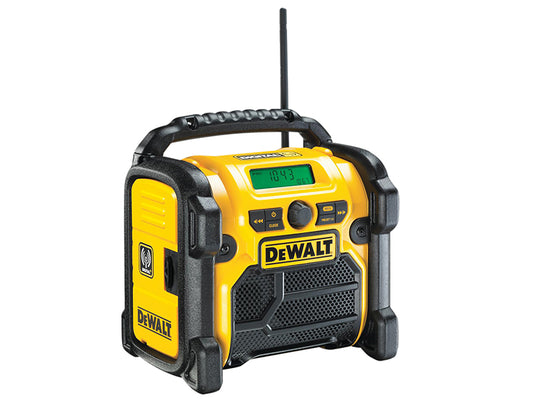 DEWALT DCR020 DAB Digital Radio 240V & Li-ion Bare Unit DEWDCR020