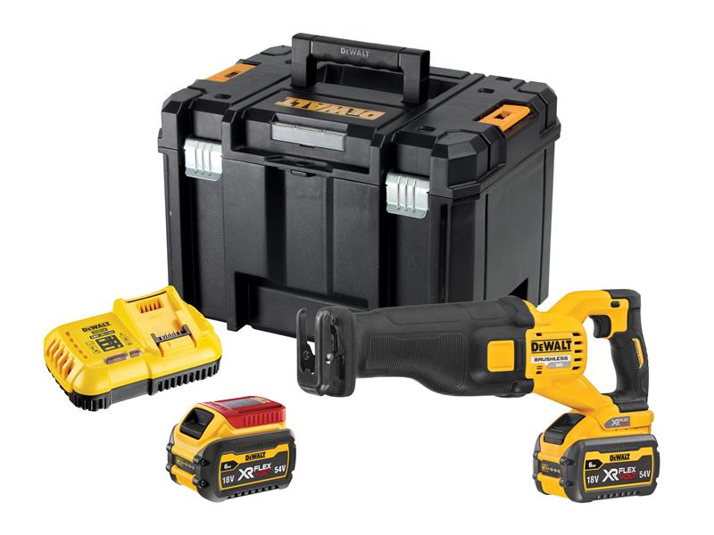 DEWALT DCS389T2 XR FlexVolt Reciprocating Saw 54V 2 x 2.0Ah Li-ion DEWDCS389T2