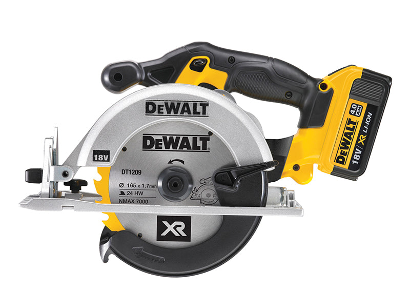 DEWALT DCS391M2 Premium XR Circular Saw 165mm 18V 2 x 4.0Ah Li-ion DEWDCS391M2