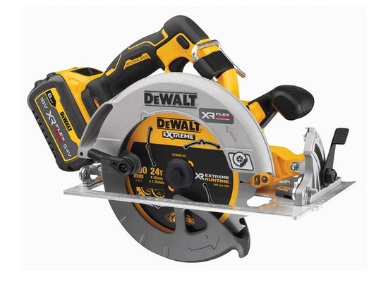 DEWALT DCS573T1 XR Advantage Circular Saw 190mm 18V 1 x FlexVolt 6.0Ah Li-ion DEWDCS573T1
