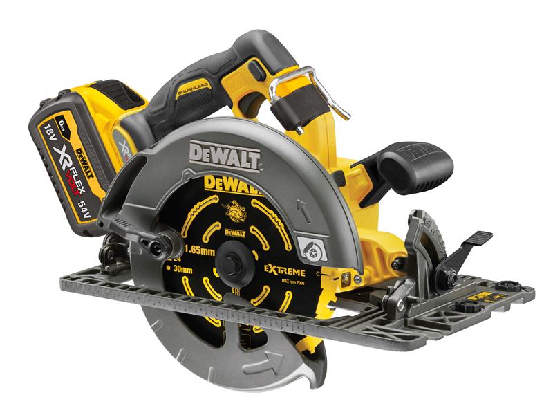 DEWALT DCS579T2 XR FlexVolt Circular Saw 190mm 54V 2 x 2.0Ah Li-ion DEWDCS579T2