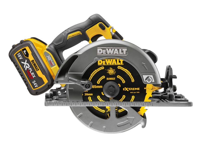 DEWALT DCS579T2 XR FlexVolt Circular Saw 190mm 54V 2 x 2.0Ah Li-ion DEWDCS579T2