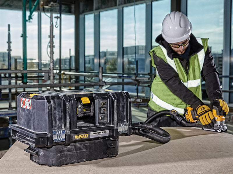 DEWALT DCV586MT2 XR FlexVolt Dust Extractor 54V 2 x 2.0Ah Li-ion DEWDCV586MT2