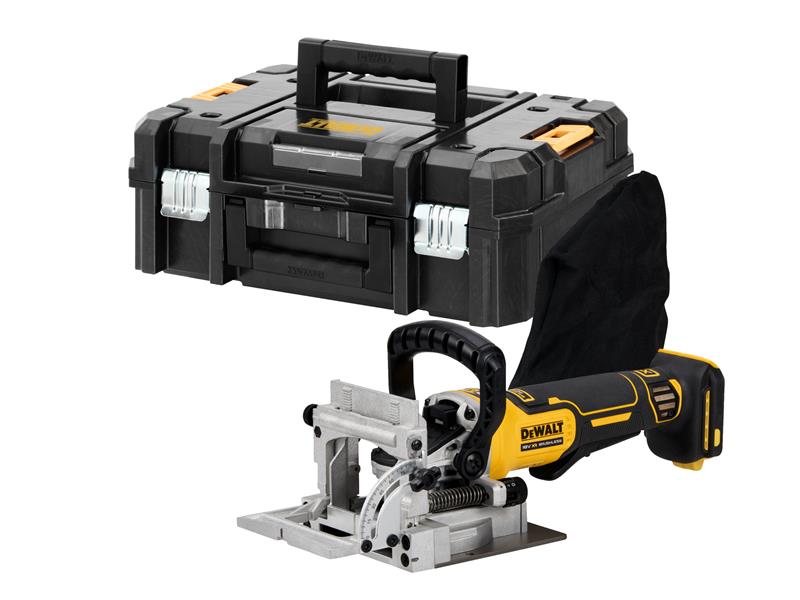 DEWALT XR Brushless Biscuit Jointer 18V Bare Unit Cutter Depth 0-20mm DCW682NT
