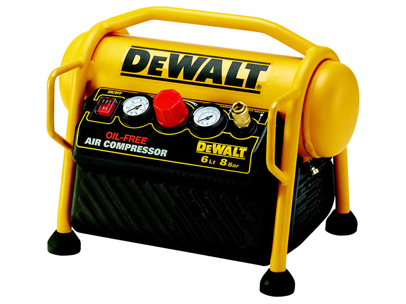 DEWALT Mini Roll Cage Compressor 6 litre 1100W 240V DEWDPC6MRC