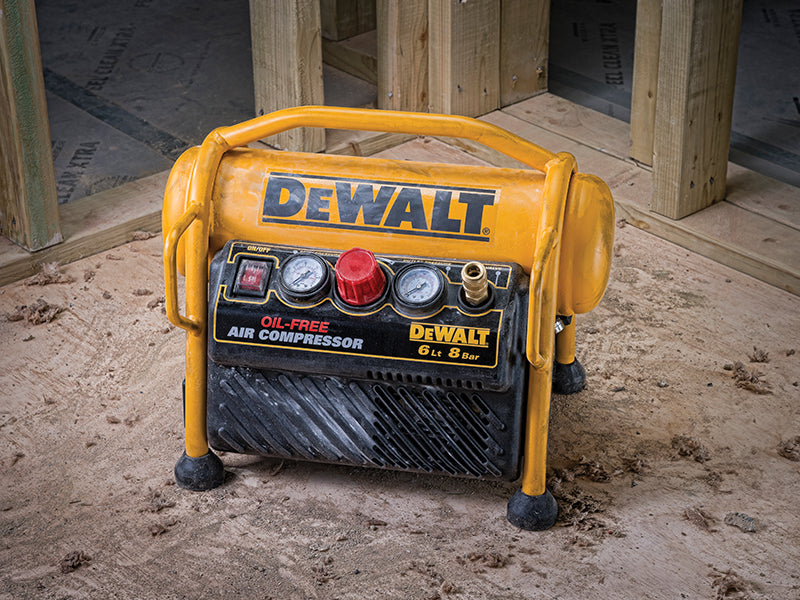 DEWALT Mini Roll Cage Compressor 6 litre 1100W 240V DEWDPC6MRC